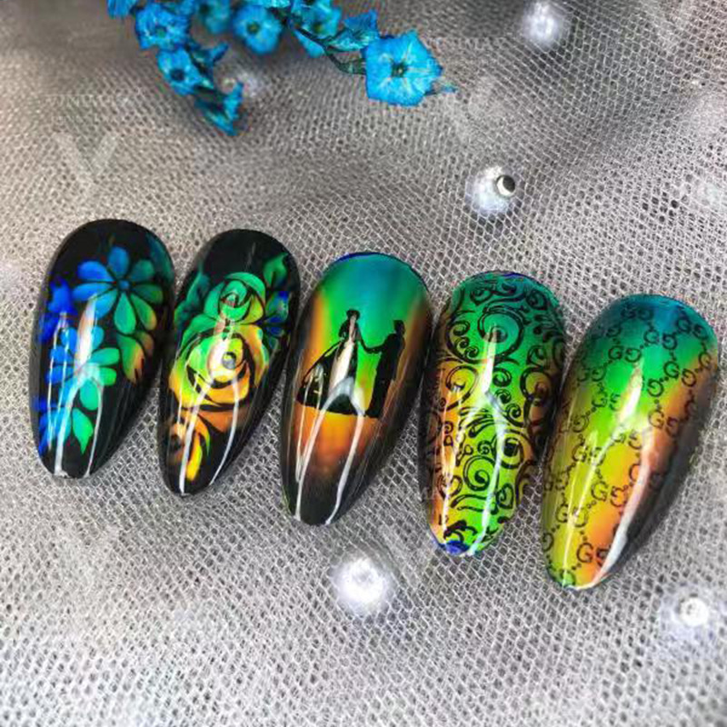 Cambio de temperatura líquido manicura nuevo VINIMAY transfronterizo caliente 12 cambio de color camaleón color pintura líquido 2019 neón líquido