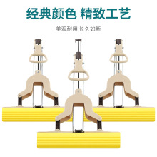 批发27CM不锈钢胶棉拖把可伸缩对折式吸水海绵拖把免手洗挤水拖把