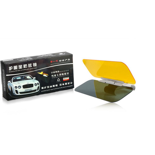 Driver's goggles, day and night, car sun visor, night vision goggles, car-mounted high-beam anti-glare mirror, driving eye protection