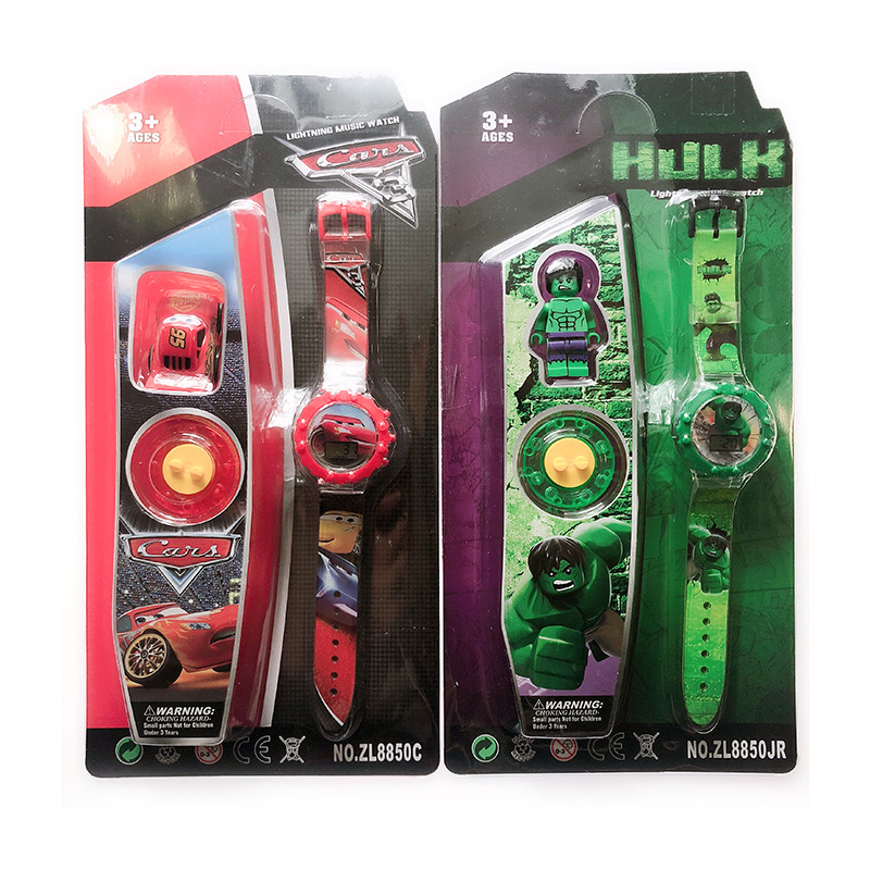 Children's cartoon plastic trend electronic lightweight watch