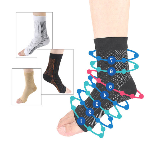 Men's and women's Korean style invisible heel compression sports socks functional pressure shrink socks elastic breathable basketball sleeves