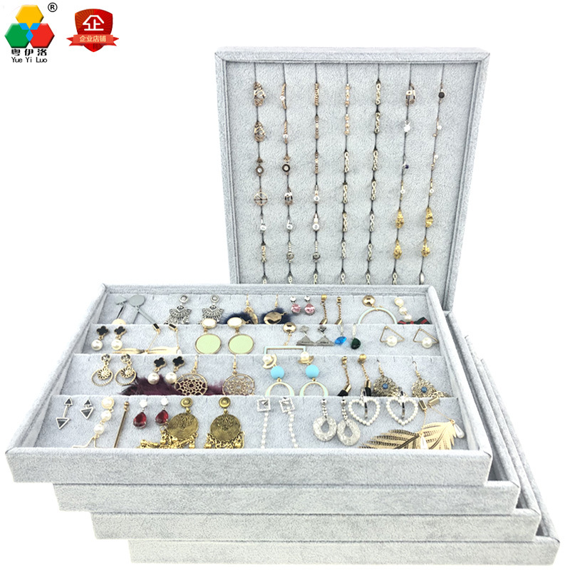 Ring Necklace Storage Box Bracelet Earrings Jewelry Box Display Props Shop Jewelry Rack Jewelry Tray Spot