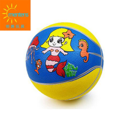 幼稚園児用屋外スポーツ用品3号小型ゴム製バスケットボール卸売屋外軽量