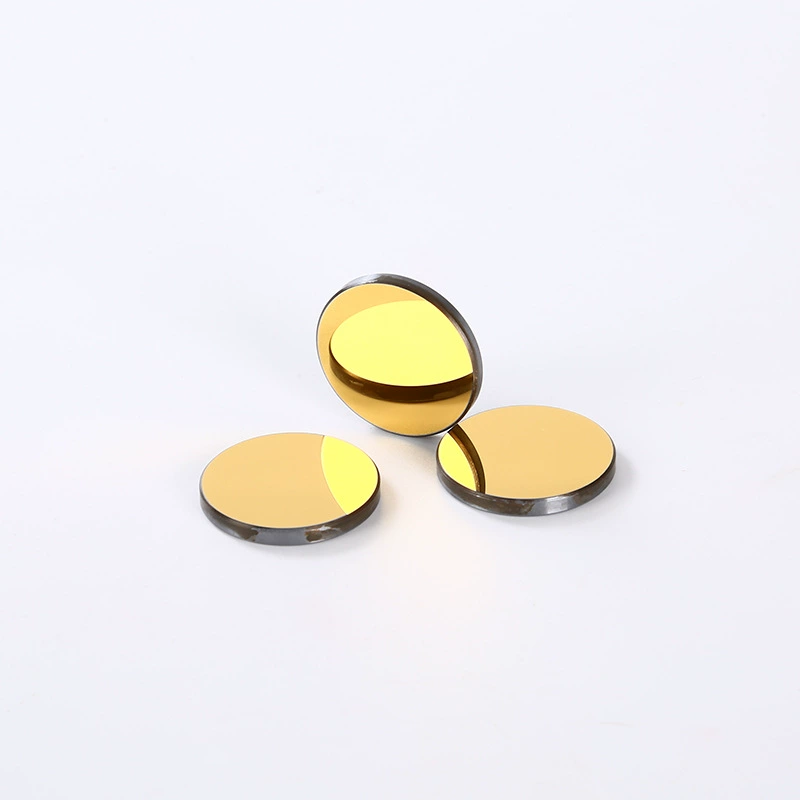 Позолоченный станок для резки лазерных отражающих линз лазерный гравировальный станок партии отражающих линз кремний ¢ 30*3 мм