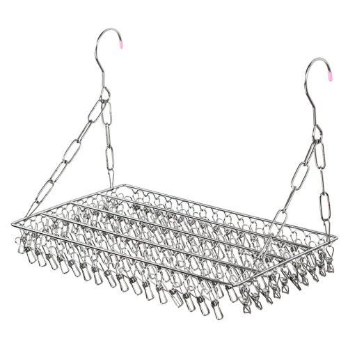 Sock clip stainless steel balcony drying rack large capacity socks drying rack pants drying rack towel rack shoe drying rack