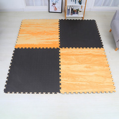 Factory Wholesale EVA Foam Mat 2.5cm Kids Anti-Slip Crawling Mat Playground Activity Center Wood Texture Interlocking Mat