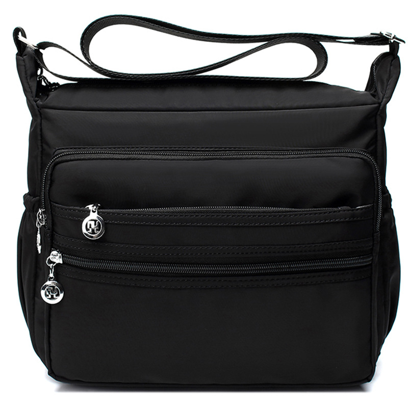 Fashionable and Versatile Large-Capacity Nylon Bag for Women, Casual Lightweight Shoulder Bag, Outdoor Travel Trendy Crossbody Bag Wholesale