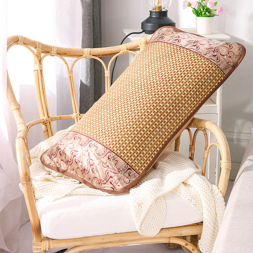 Rattan pillowcase summer pillowcase cool mat thickened pillowcase single pillow mat cover pillow rattan pillowcase ice silk pillowcase