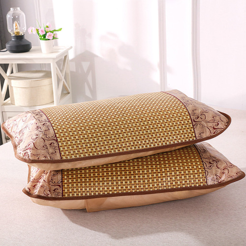 Rattan pillowcase summer pillowcase cool mat thickened pillowcase single pillow mat cover pillow rattan pillowcase ice silk pillowcase