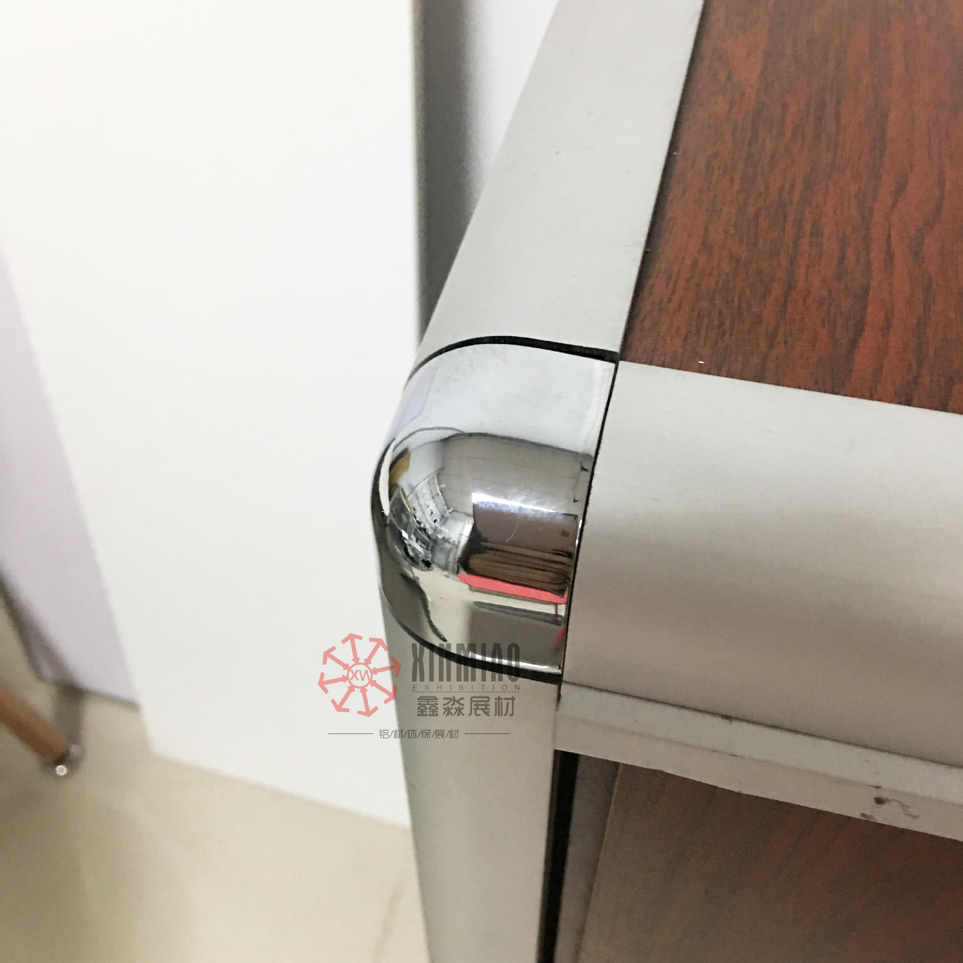 洽谈台立柱封盖 洽谈台立柱三叉节配件 塑料三通配件