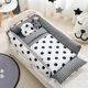 Cross-border double-sided cotton crib adjustable bed-in-bed portable pressure-proof high-side nursing bed twin bed