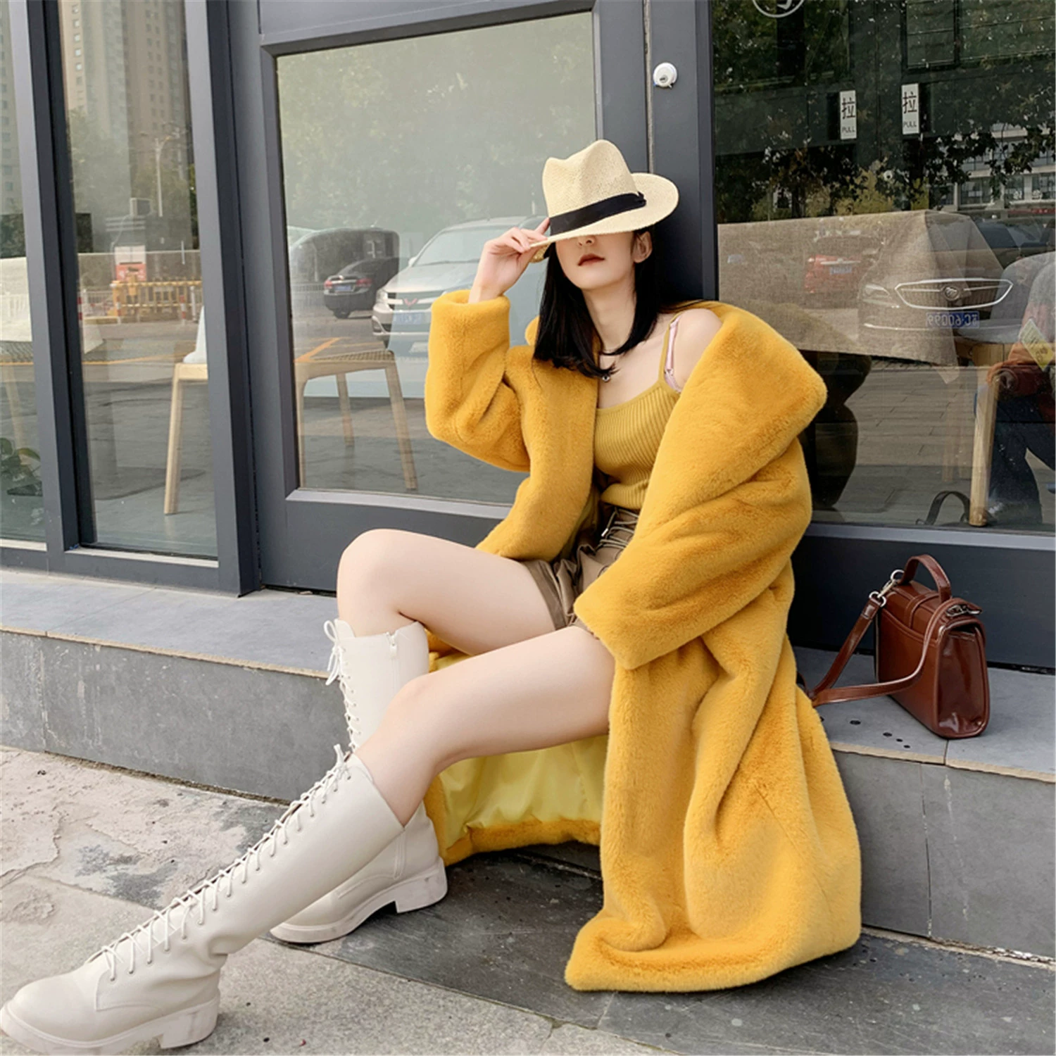 Long keep warm winter jacket, 2023, Aliexpress, maxi length, plus size