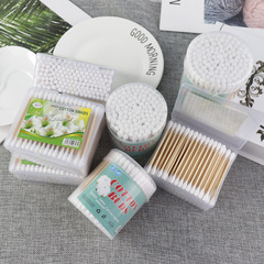 The manufacturer supplies wooden sticks, disposable double-head cotton swabs, 200 pieces, makeup removal cotton swabs, ear cleaning tampons
