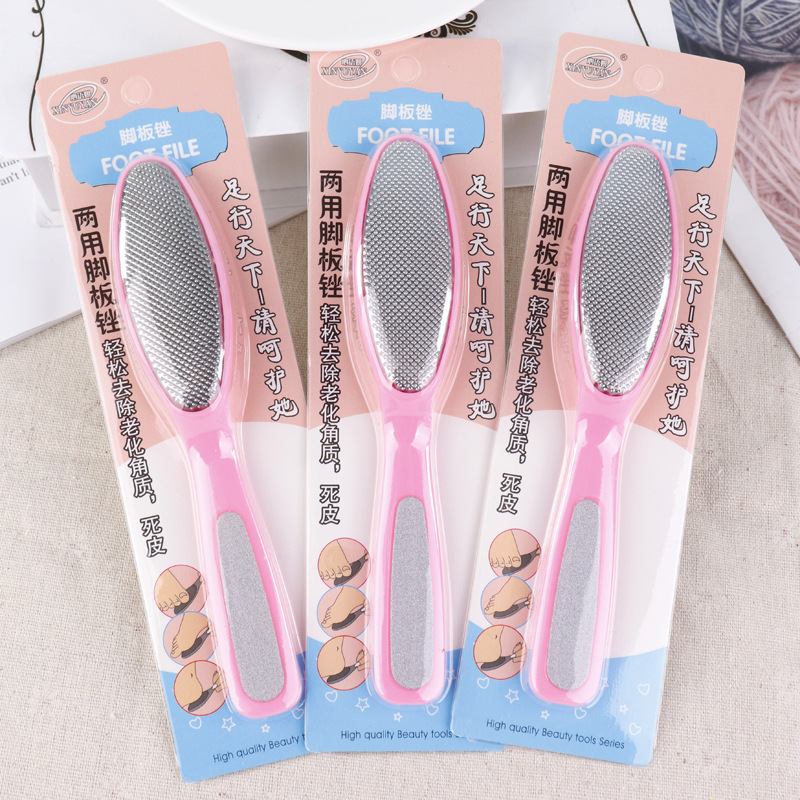 Q factory wholesale single foot board file foot care exfoliating aging horny foot skin rubbing foot stone tool