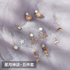 Set, fashionable long advanced earrings, internet celebrity, high-quality style, french style