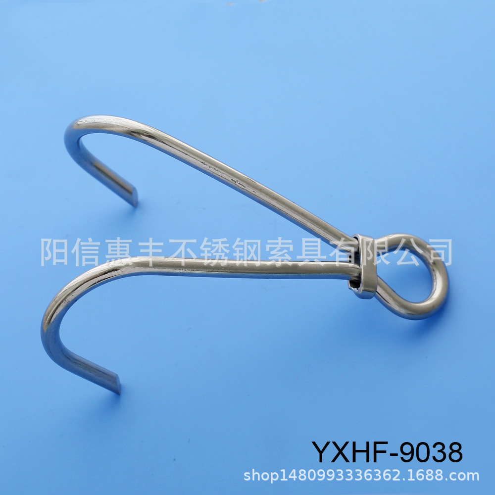 不锈钢索具不锈钢潜水叮叮钩 菜钩，货钩  挂钩 肉钩 烤肉钩