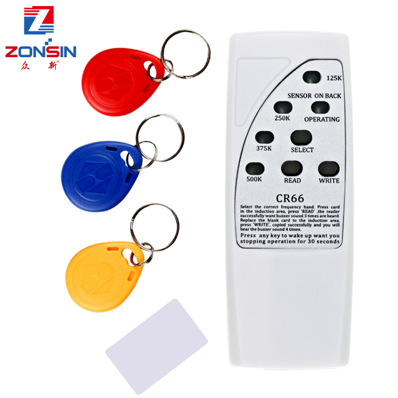 ID卡复制机门禁卡ID125K多频读写器EM卡感应便携式写卡器外贸版