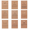 Metal fashionable universal necklace with letters, wholesale