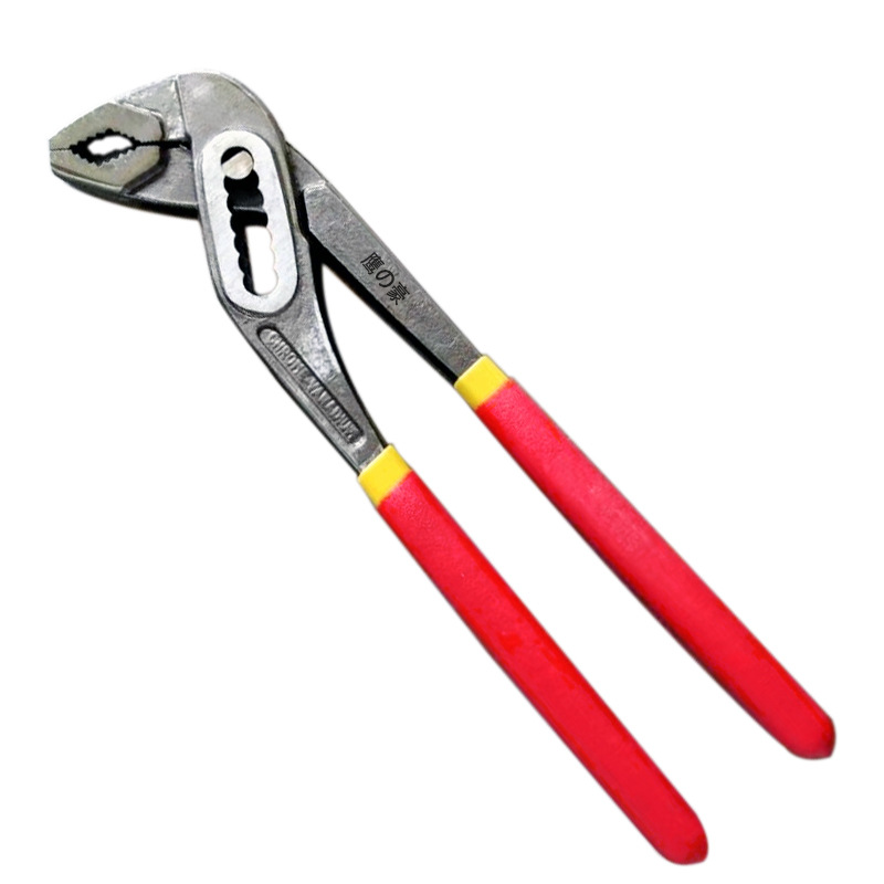 10-pulgadas D4 acero de alto carbono negro niquelado alicates de la bomba de agua mango de dos colores alicates de la bomba de agua alicates conjunto