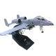 ns model1:100Thunderbolt lightning attack aircraft big shark mouth A- 10 fighter aircraft model