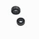 Miniature deep groove ball bearing 608zz/2RS carbon steel double-sided slotted bearing injection molding bearing plastic coated rubber bearing