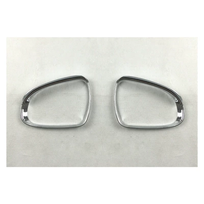 16KX5 rearview mirror rain shield modified ABS reflector rain eyebrow suitable for Kia KX5 reversing rearview mirror bright frame Y (Şüşə kənarı xromları/moldingləri) - electroplating