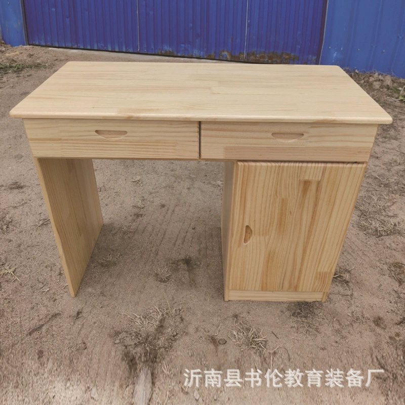 Учитель детского сада обучающий стол из цельного дерева современный простой стол Один компьютерный стол фабрика прямые оптовые продажи