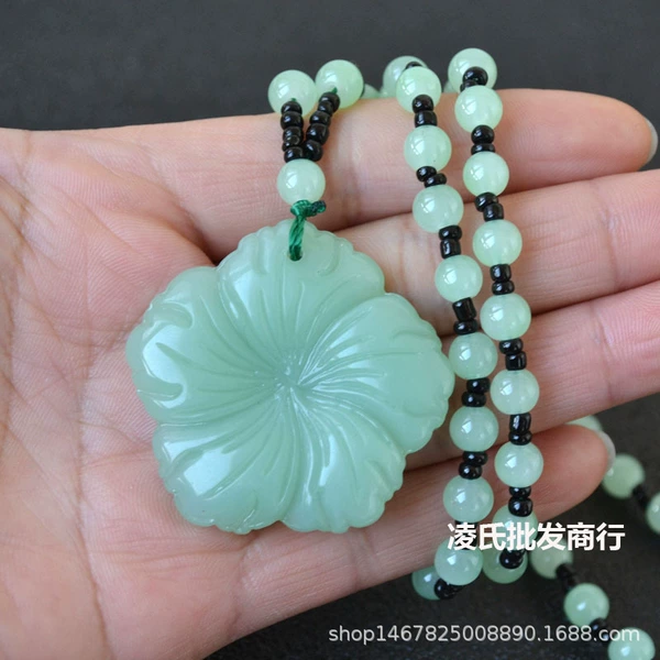Green, flowered