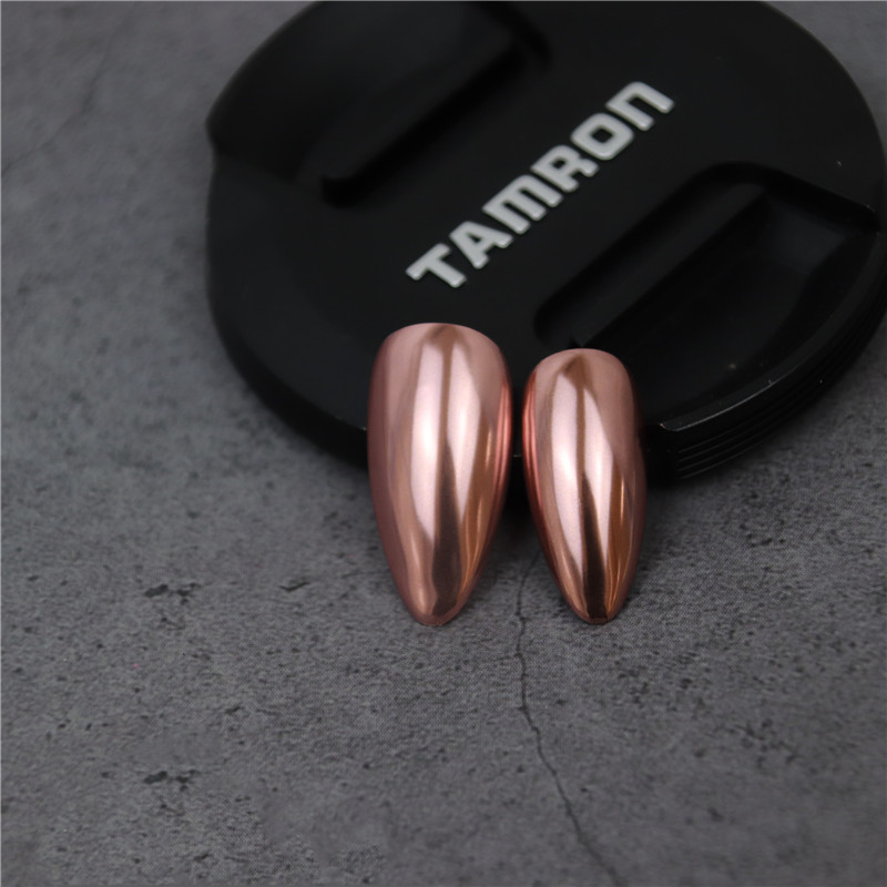 Uñas espejo mágico polvo espejo harina neón titanio polvo de oro Internet celebridad luz oro rosa plata brillante lujo oro Champagne clavo polvo brillante