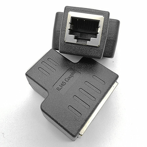 RJ45 network T-junction, network cable splitter, 8P8C computer network cable extender adapter