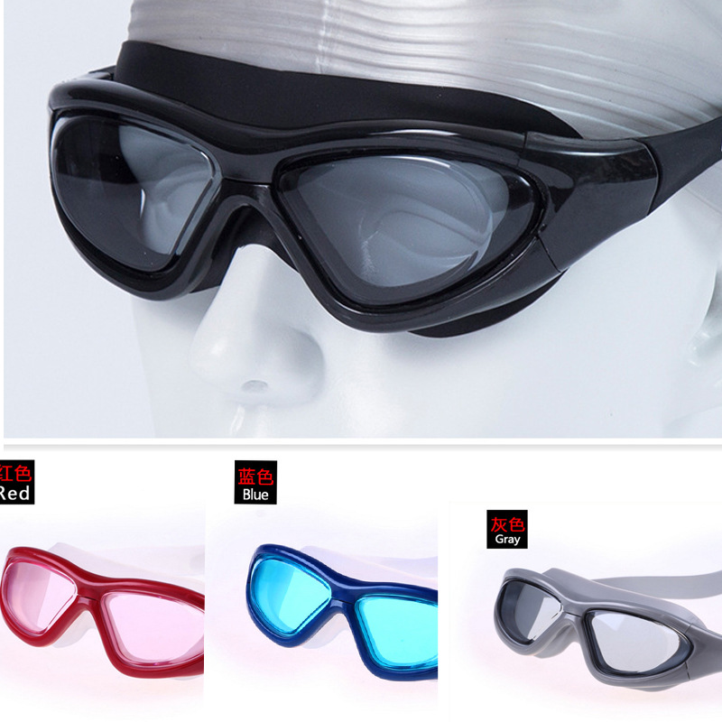 Waterproof comfortable universal silicone swimming goggles for men…