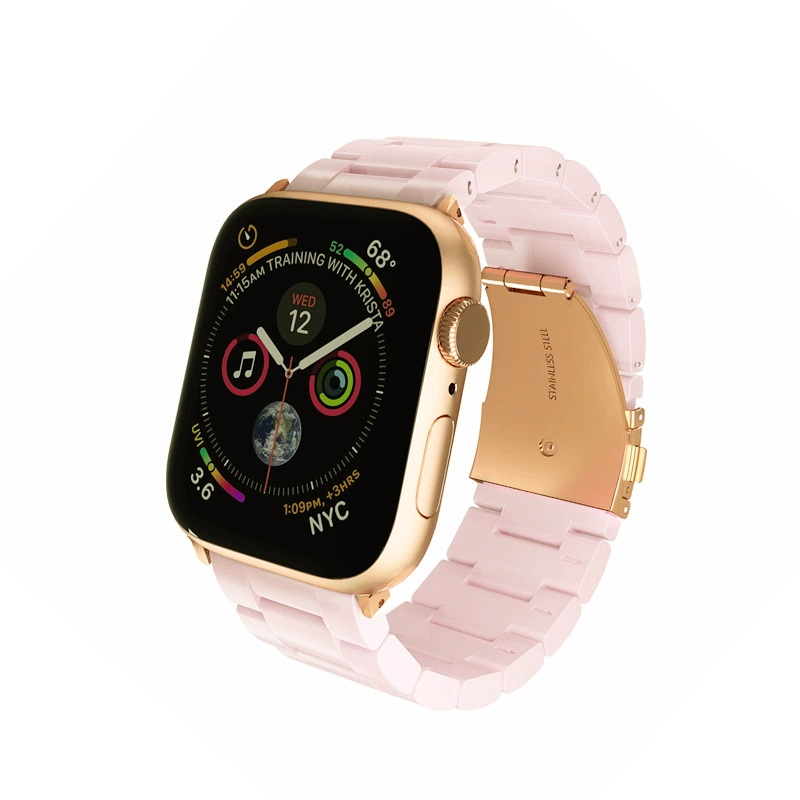 Подходит для Apple Applewatch три-бижут strap смола ремешок для часов 38-40мм 42-44мм кросс-границы популярная модель