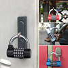 Large 5 -digit horizontal large -character gym locked wardrobe, cabinet password lock hanging password hanging lock