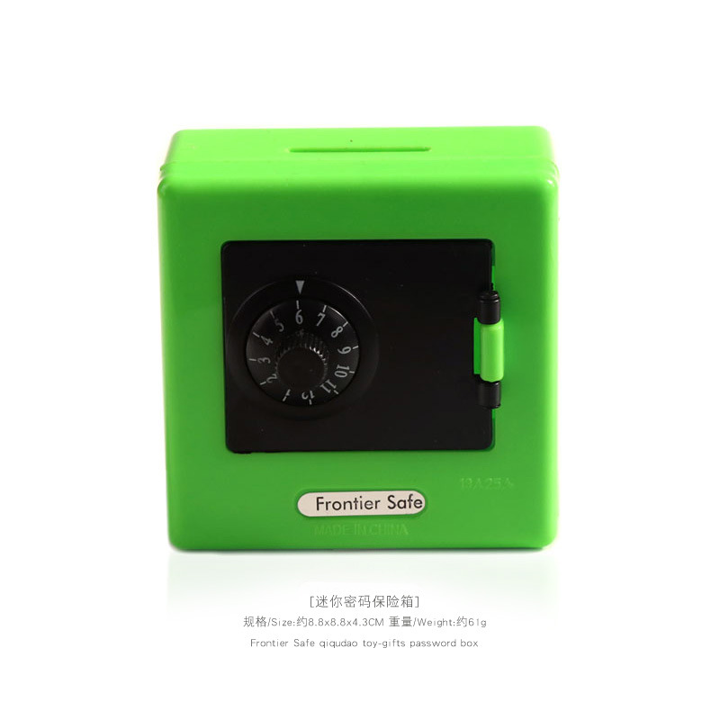 Contraseña Caja de seguridad nuevo juguete exótico creativo mini N ° 6 Alcancía Verde Azul Rojo Amarillo lote mixto transfronterizo