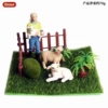 698 cotton sheep+lamb group (10 sets)