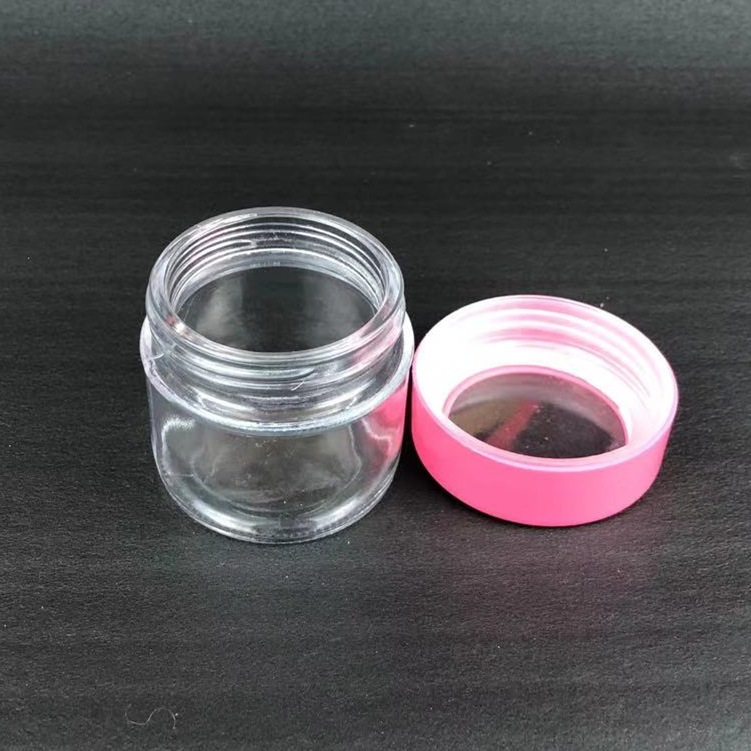 100ml小圆柱玻璃瓶茶叶罐 藏红花密封瓶 配塑料亚克力内塞盖