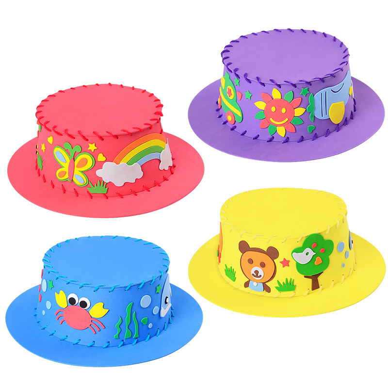 DIY handmade EVA hat EVA sun hat educational DIY product material package