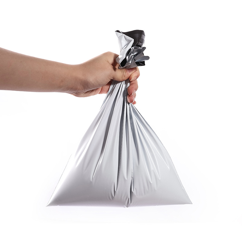 Bolsa de mensajería 12 hilos de material nuevo engrosado comercio electrónico impermeable bolsa de embalaje logística bolsa de mensajería negra bolsa de embalaje al por mayor