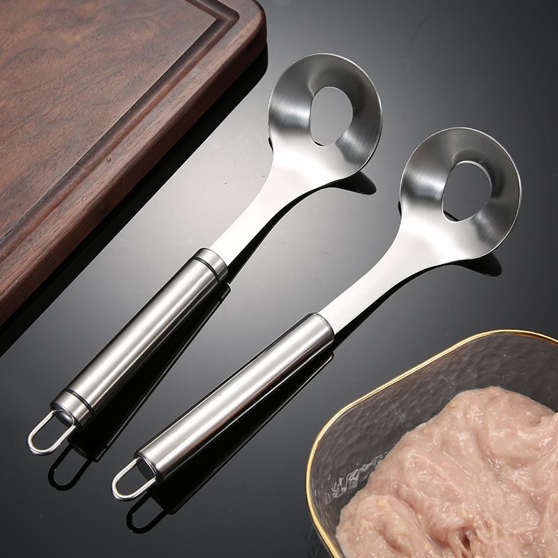 304 Stainless Steel Meatball Artifact Squeeze Meatball Making Meatball Kitchen Gadget Household Meatball Spoon Wholesale
