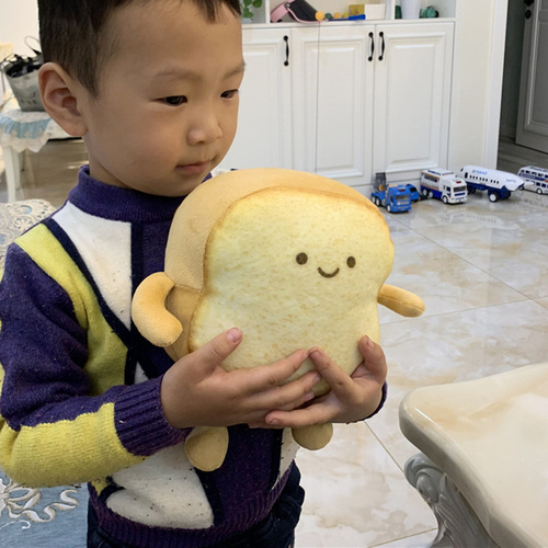 Small toast bread pillow isn internet celebrity cute cartoon anime plush toy personalized creative doll doll