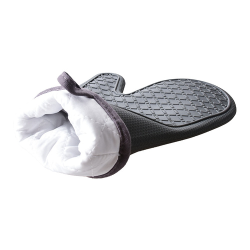 New plaid rice dot short gloves for baking microwave oven insulated anti-scalding oven universal two-finger cotton gloves