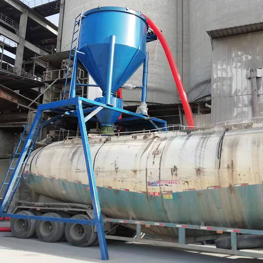 金属矿粉装罐车气力输送机 水泥厂清罐抽灰机 电厂清灰机