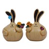 Resin craftsmanship Creative grocery Store Swing Garlic Rabbit Crafts Gift Cute Fat Rabbit KXY7PL9OKC