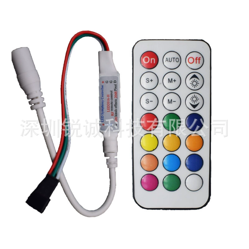 RF беспроводной мини 21 ключ 5V/12V2811IC магический контроллер цвета WS2811/WS2812B