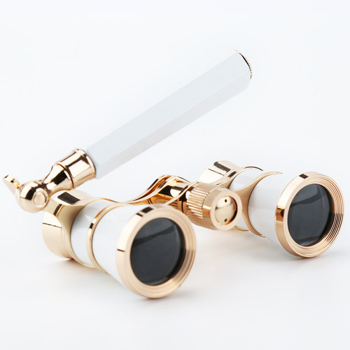 Mini binoculars for watching performances, high-definition viewing of plays and stage plays, retro small mini pocket telescopes 