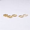 Fashionable ring stainless steel, face blush, simple and elegant design, on index finger, internet celebrity