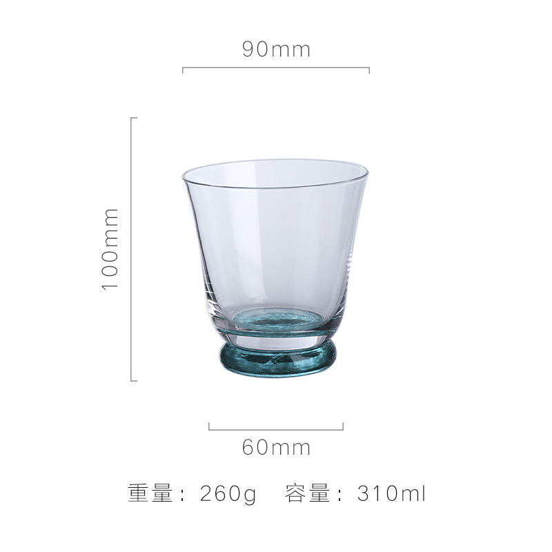 Lu jingcai flor semilla Copa artificial soplado Copa vino vidrio cristal vidrio hogar vidrio vino