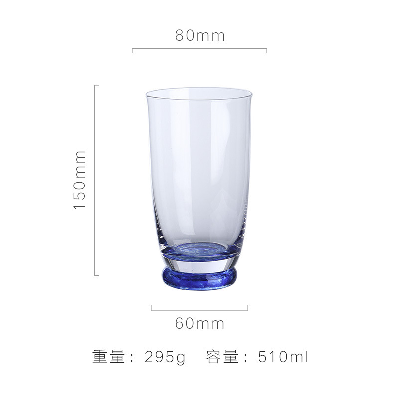 Lu jingcai flor semilla Copa artificial soplado Copa vino vidrio cristal vidrio hogar vidrio vino