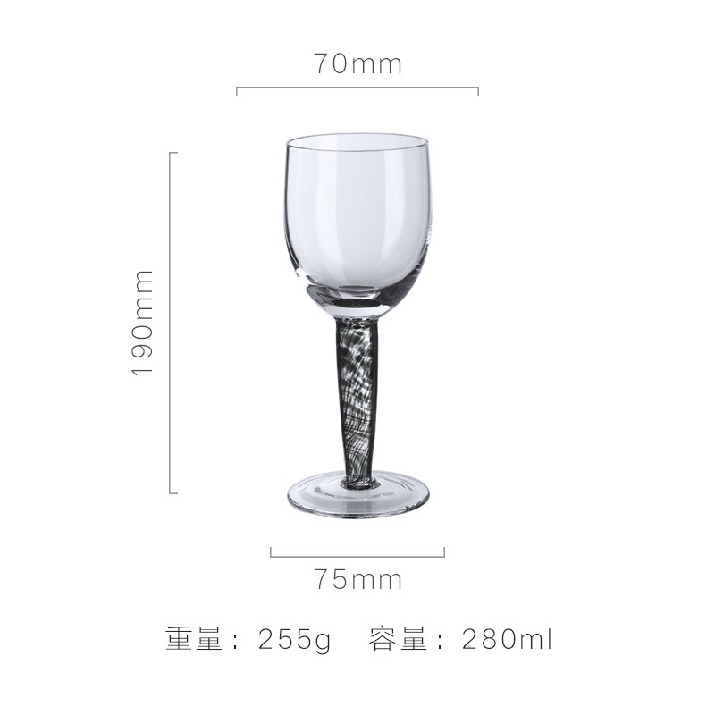 Lu jingcai flor semilla Copa artificial soplado Copa vino vidrio cristal vidrio hogar vidrio vino