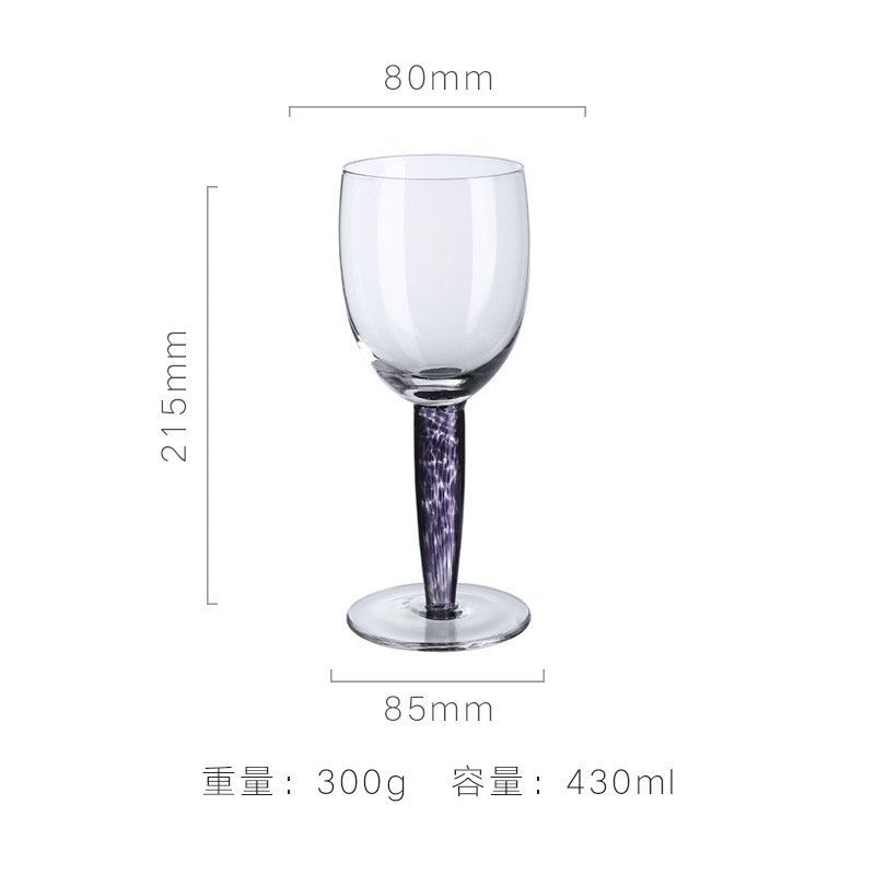 Lu jingcai flor semilla Copa artificial soplado Copa vino vidrio cristal vidrio hogar vidrio vino